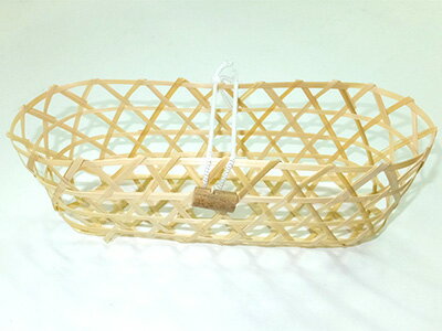 六ツ目舟型ひも付（白）