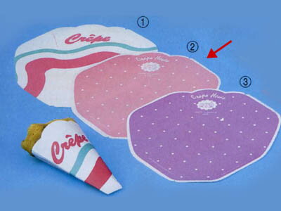 【 変形型クレープ包装紙 (ピンク) 】 ラッピング用品 ラッピング 包装 ギフトラッピング プレゼント 贈り物 消耗品 おしゃれ かわいい 業務用