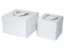 【15日全品ポイント3倍】ラッピング 箱 ボックス ラッピング箱 【 デコ箱 Cーマルチ白 6号(トレーなし) 】 ケーキ 箱 ケーキ箱 ケーキボックス ギフ...