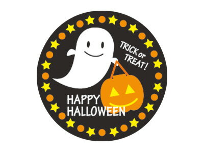 【少量販売】シール ハロウィン K&G 10枚