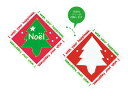 【少量販売】ピック クリスマスツリー回転