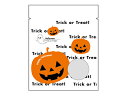 【少量販売】ハロウィン個包装袋1(窓付き)