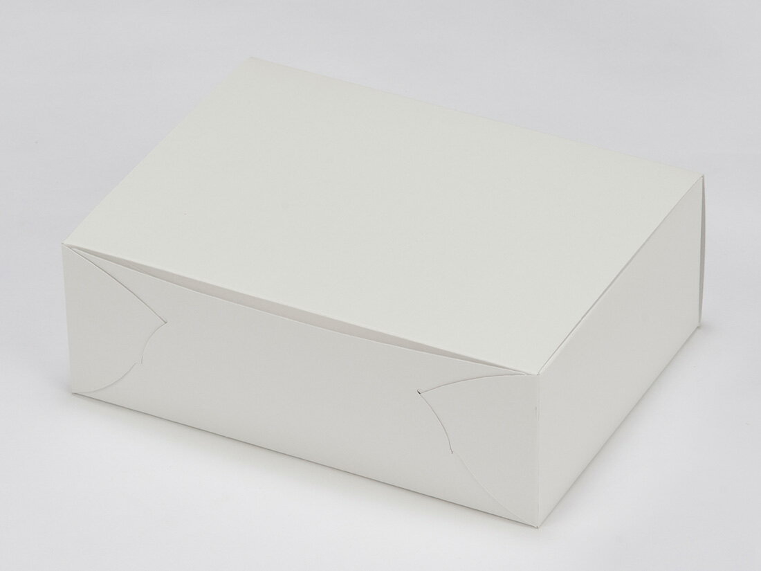 【少量販売】ケーキ箱 ホワイトショートNC No.8のサムネイル