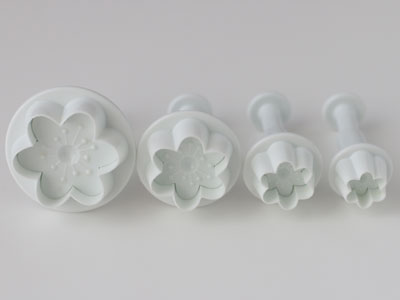 抜き型（フラワー6枚びら　4個セット）