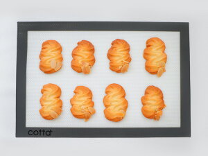 cotta シルパット（240×360）【洗える 繰り返し使用可 シリコンマット ベーキングシート ベーキングマット クッキー シート メッシュ シルパット 焼き菓子 お菓子作り 焼型 シリコン型 高品質】