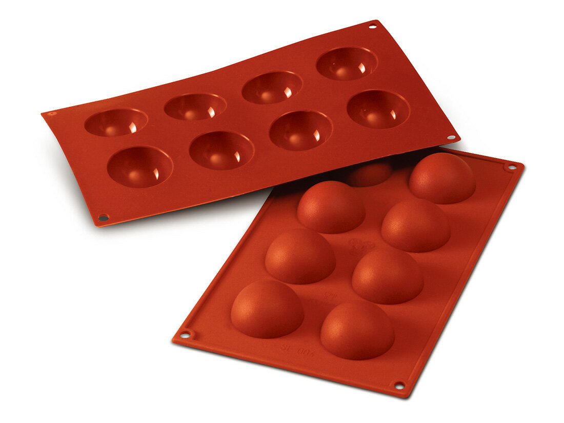 Cake Forms - シリコマート シリコンフレックスSF004 半球(直径50mm)