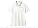 【10日全品ポイント3倍】LAURA ASHLEY ニットシャツ LW202-13(オフホワイト/アメリ ブルー) S
