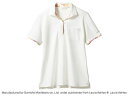 【10日全品ポイント3倍】LAURA ASHLEY ニットシャツ LW203-12(オフホワイト/アメリ ピンク) L