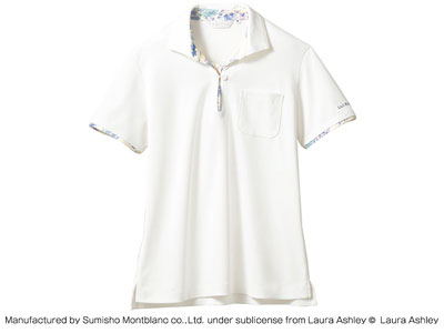 Rakuten - LAURA ASHLEY ニットシャツ LW203-13(オフホワイト/アメリ ブルー) S