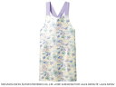 LAURA ASHLEY エプロン LW503-38(アメリ ブルー/ラベンダー)