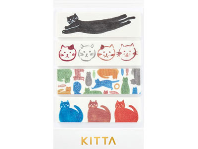 マスキングテープ KITTA ネコ