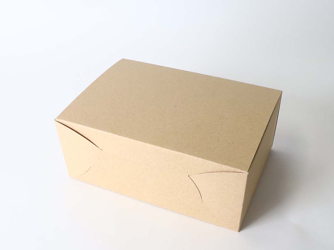 【少量販売】ケーキ箱 クラフトショートNC No.7