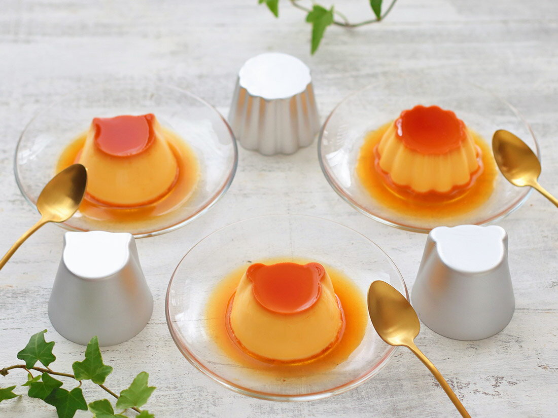 【在庫処分特価】cotta アルミプリンカップ ねこ 3