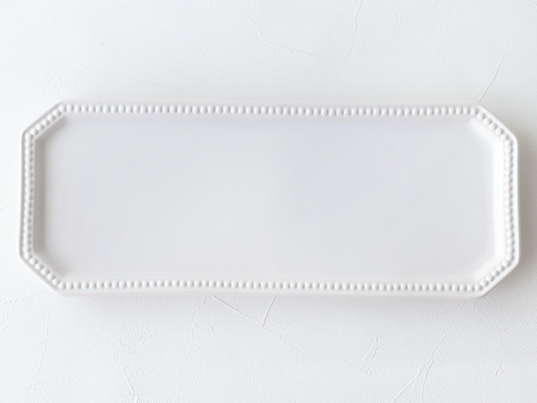 陶器 皿 八角ドットリム ロング ハロウィン Halloween