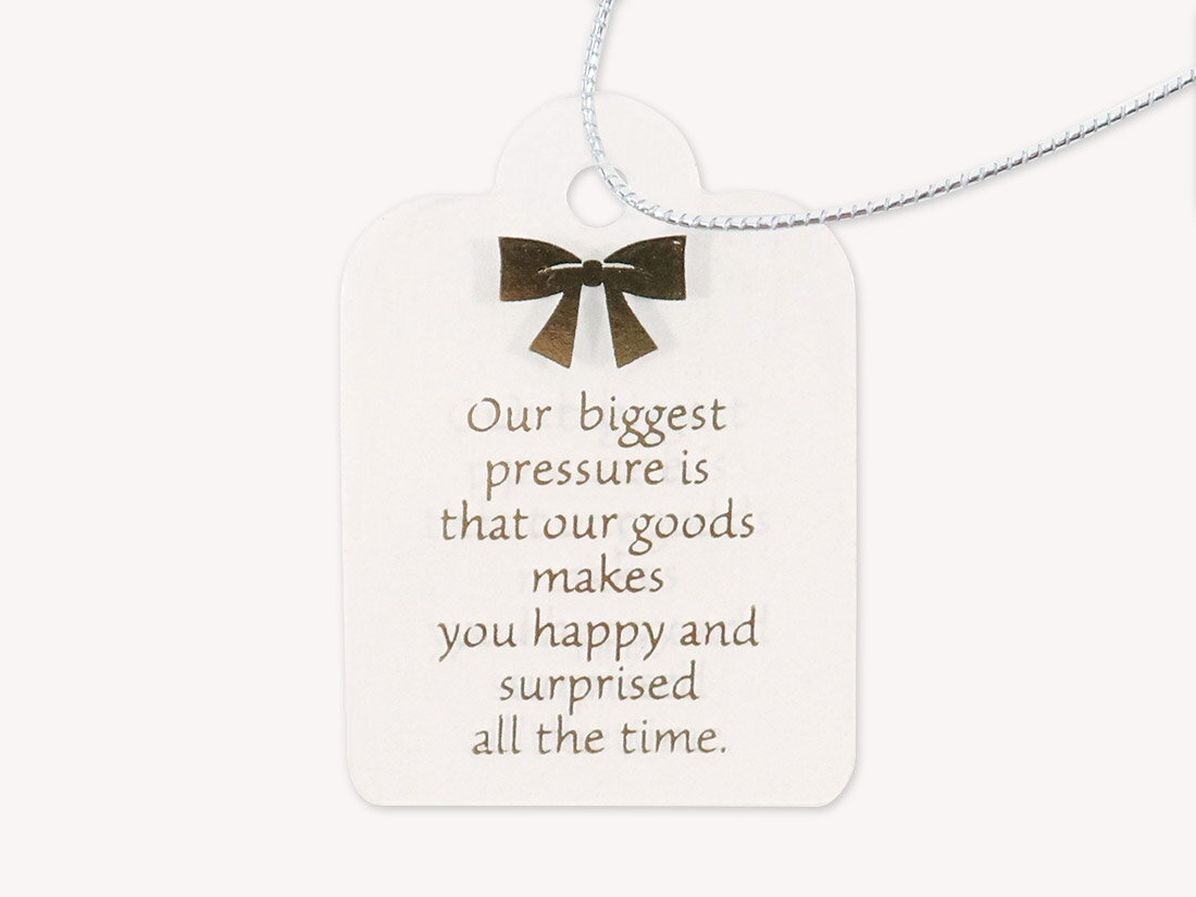 【少量販売】タグ ペットクリアM(シルバーゴム付）