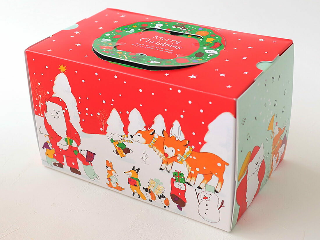 【少量販売】cotta デコ箱 森のクリスマス ノエル(トレーなし)
