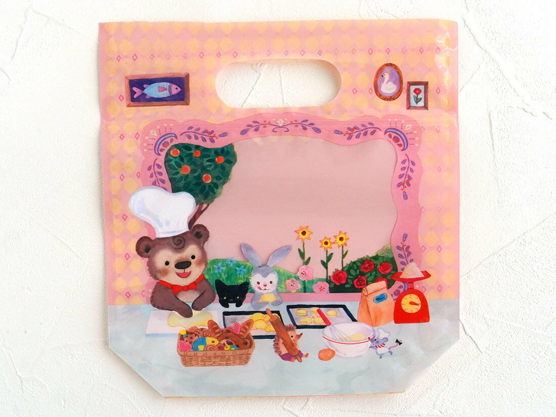 cotta ジッパーバッグ くまのパン屋さん M