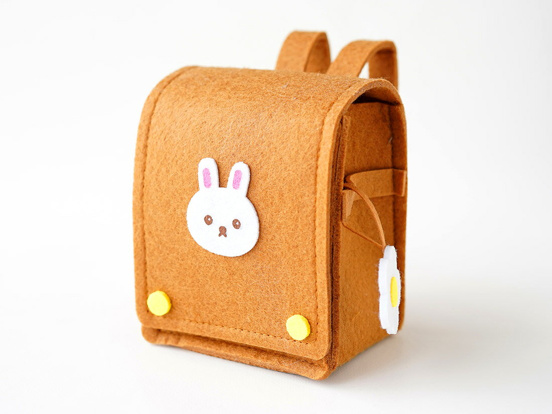 【少量販売】cotta フェルトランドセル うさちゃん(キャメル)