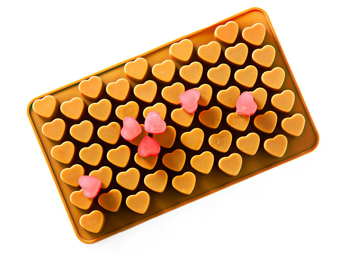 【在庫処分特価】グミモールド ハート(55個取) 2