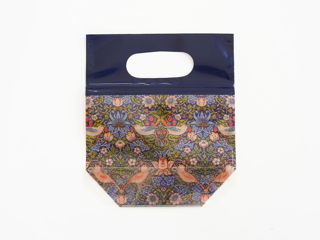 cotta ジッパーバッグ ウィリアム・モリス柄 いちご泥棒 S 10枚