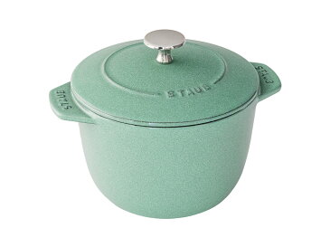 STAUB ラ ココット de GOHAN M セージグリーン 2合炊き