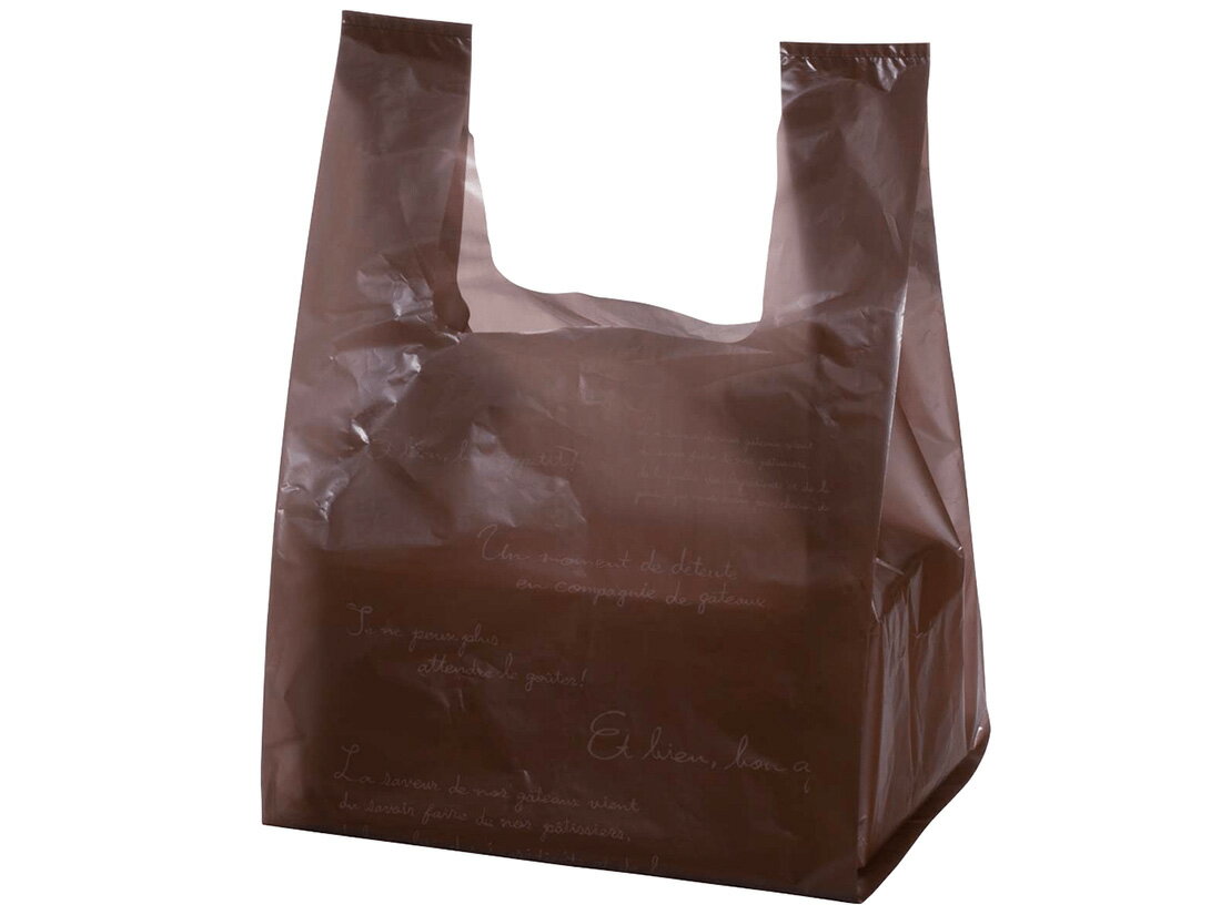 【少量販売】エコPAO レジバッグ フレンチショコラ LL30 5枚