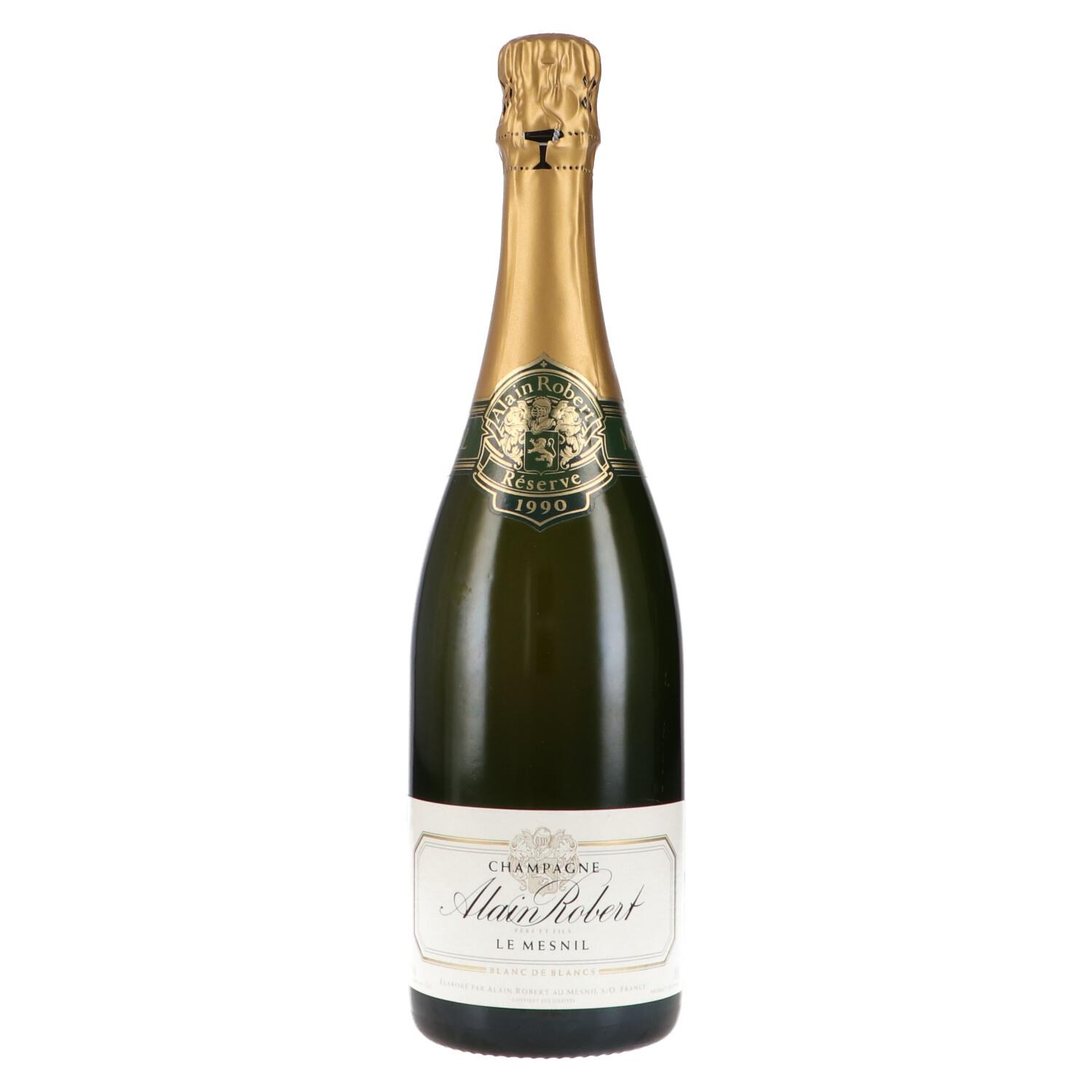 アラン ロベール 1990 アラン ロベール メニル レゼルヴ Alain Robert Le Mesnil Blanc de Blancs Reserve Millesime 750ml 正規品 A2293