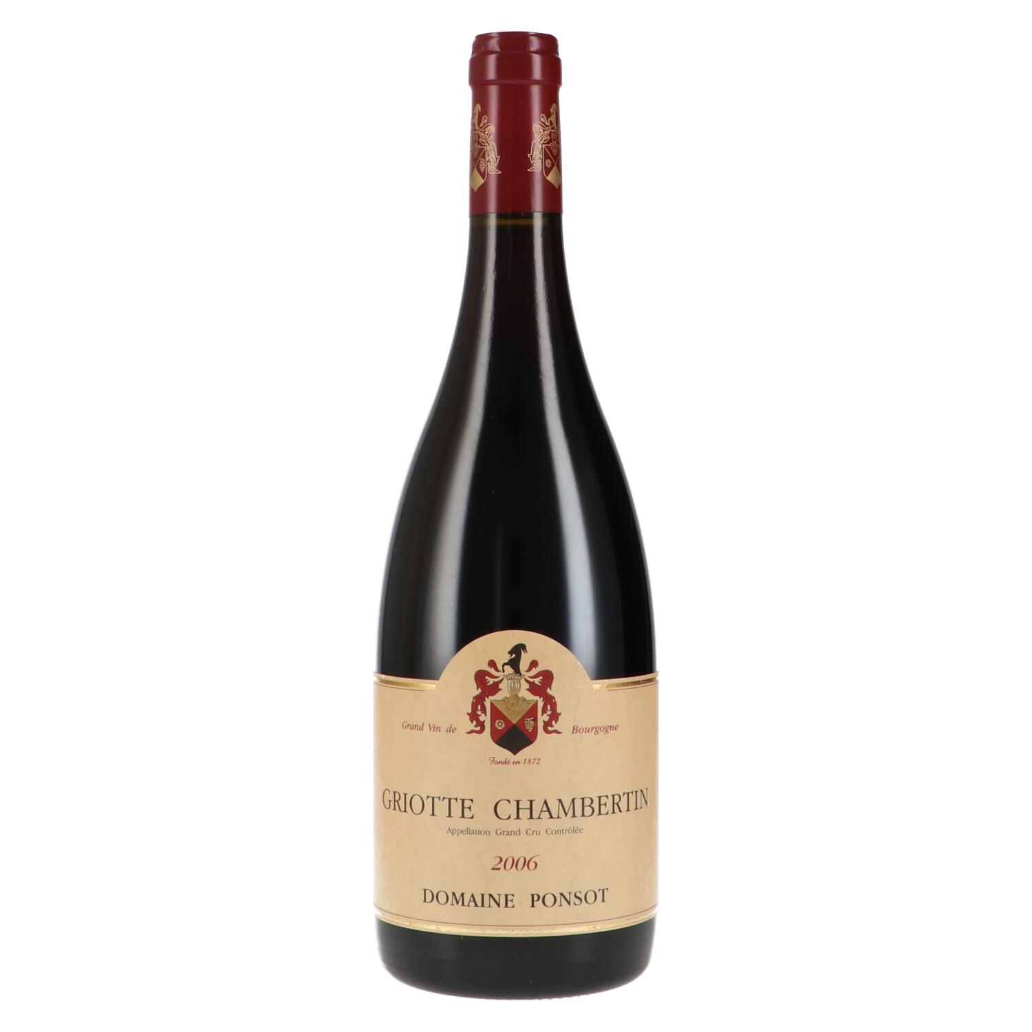 ݥ 2006 ꥪå ٥륿 Domaine Ponsot Griotte-Chambertin Grand Cru 750...