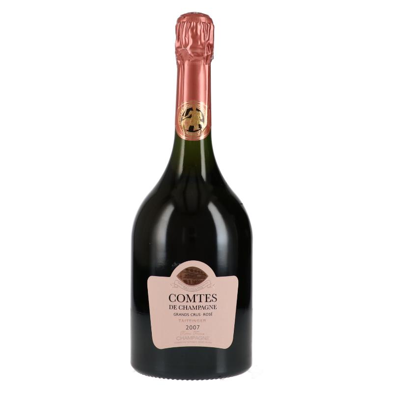 テタンジェ 2007 コント ド シャンパーニュ ロゼ Taittinger Comtes de Champagne Grands Crus Brut Rose 750ml A4202