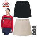 【ポイント20倍】PDP (ピーディーピー) テニスウェア レディース 暖かい 防寒 ボアフリース ボア フリース スコート スカート 寒さ対策 秋 冬 テニス...