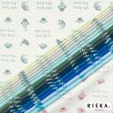 We love the sea. 国産オックス/ブロード/シーチング/ダブルガーゼ/ローン/11号帆布 RIEKA(動物柄/アニマル柄/イルカ/海の生き物/かわいい/おしゃれ/手芸生地/入園入学/雑貨小物)