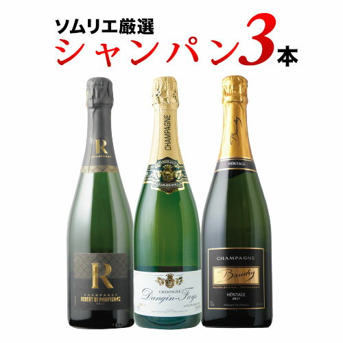 ワインセット スパークリングワイン シャンパン3本セット 第28弾「12/3更新」【ワイン ギフト ソムリエ..