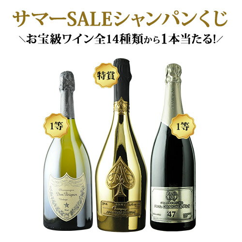 【300本限定！】サマークリアランスSALE限定！ワインくじ（シャンパン）アルマン・ド・ブリニャック、ドンペリなど高級ワインが当たる！【12本単位のご購入で送料無料/ギフト・プレゼント対応可】【ギフト ワイン】【ソムリエ】