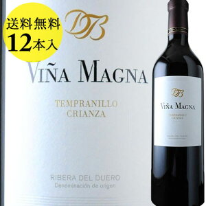 送料無料 ケース販売12本入 ヴィーニャ・マグナ・クリアンサ ドミニオ・バスコンシリョス 2011年 スペイン リベラ・デル・デュエロ 赤ワイン フルボディ 750ml 【12本単位のご購入で送料無料/プレゼント対応可】【ギフト ワイン】【家飲み】【バレンタイン】