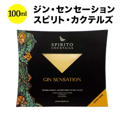 ジン・センセーション スピリト・カクテルズ NV イタリア カクテル 100ml【12本単位で送料無料】【ワインセット】【…