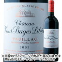 シャトー・オー・バージュ・リベラル 2011年 フランス ボルドー 赤ワイン フルボディ 750ml【12本単位で送料無料】【ワインセット】【ワイン ギフト】【母の日】