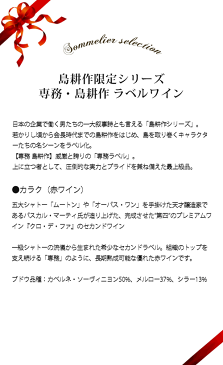 ギフトセット 島耕作35周年限定 専務・島耕作 ラベルワイン（カラク）赤ワイン 750ml【ギフト ワイン】【ギフト・プレゼント】【ソムリエ】【家飲み】【母の日】