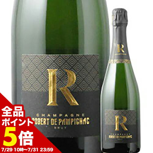 【全品ポイント5倍 ※〜7/31 23:59】 ロベール・ド・パンピニャック・ブリュット G.H. マーテル NV フランス シャンパーニュ シャンパン・白 辛口 750ml【ワイン ギフト】