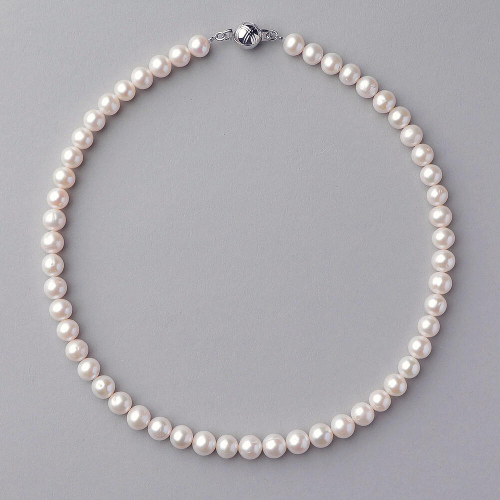 淡水真珠 ネックレス　7.5-8.0mm　ホ�