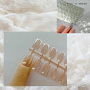 オレンジベージュ系マグネットネイル(Nail-chip 07)