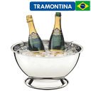 【送料無料】_ワイン・シャンパンクーラー 4ボトル用 トラモンティーナ TRAMONTINA ステンレス【RCP】【ワイングラス/カトラリー】【バー/カクテル】 沖縄/離島送料別