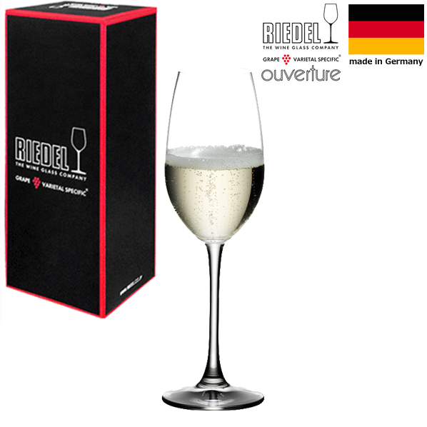 【送料無料】_リーデル ワイングラス オヴァチュア シャンパン（スパークリング） フルートグラス 2個ペア　　AD（6408/48）【RCP】【ワイングラス/カトラリー】【バー/カクテル】