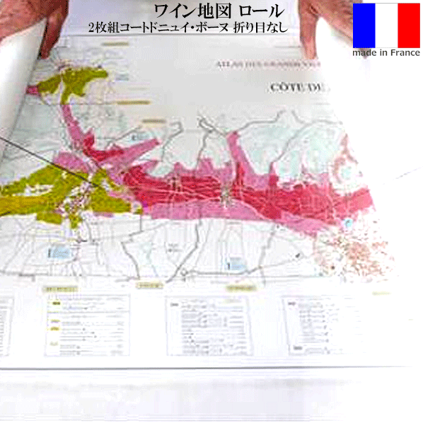 楽天市場】フランス ワイン産地 地図の通販
