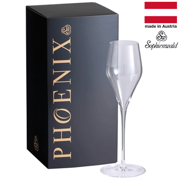 【送料無料】_フェニックス シャンパーニュ 220ml ギフト箱入り 新ハンドメイド ワイングラス PHOENIX Sophienwald【RCP】北海道/沖縄/離島 不可