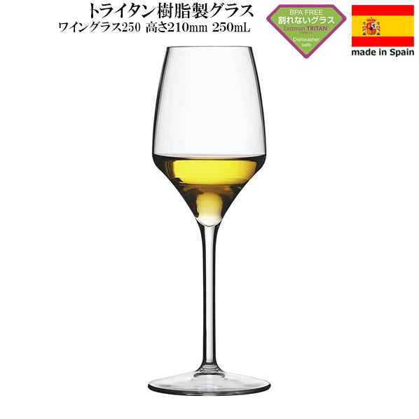 【送料無料】_6個セット トライタン 250 合成樹脂グラス 250mL 軽量・割れにくい TRITAN AD2【RCP】