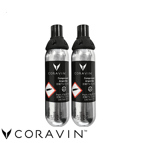 【あす楽】【メール便で送料無料】_CORAVIN コラヴァン ガスカプセル 2個セット 充填用ガス アルゴン コルクを抜かずにワインを注ぎ酸化防止 不活性【RCP】【ワイングラス/カトラリー】【バー/カクテル】