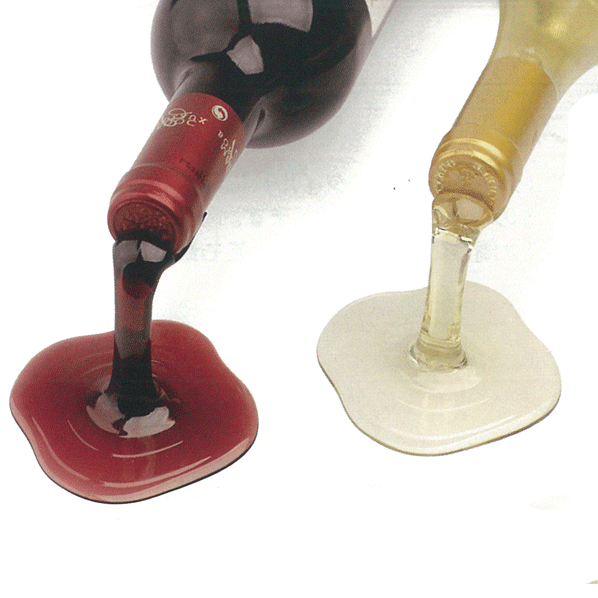 【送料お得】_フォールインワイン ボトルホルダー ホワイト キッチンやダイニングのインテリアにも【RC..