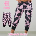 clap クラップ TIE-DYE EASY フィットネス ウェア スポーツ ウェア トレーニング ウェア レディース ダンス エアロ パンツ ストレッチ イー...