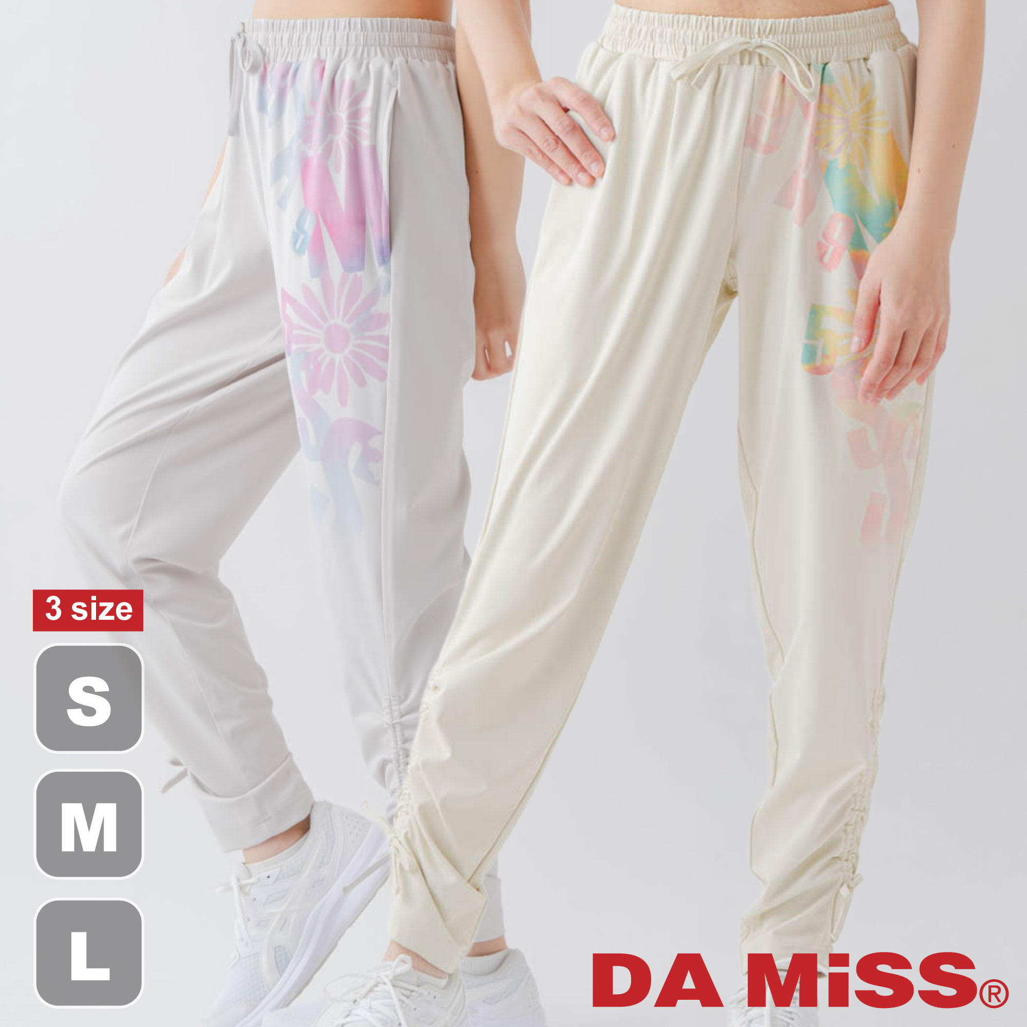 【3/4発売!】 フィットネスウェア レディース DA MiSS ダミス 【全2色×3サイズ】 グラデーションカラーパンツ ボトムス パンツ damiss volume#20 ダンスウェア スポーツウェア ボトムス ピラティスウェア ヨガウェア さらさら ストレッチ ムレ軽減 快適 速乾