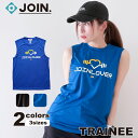 JOIN. ジョイン 2色×3サイズ TRAINEE タンクトップ レディース メンズ ユニセックス ダンス エアロ トップス ノースリーブ ドライメッシュ 吸汗速乾 機能性素材(4)